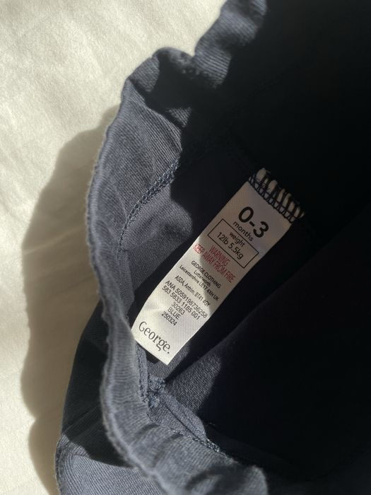 Штани для хлопчика 0-3 місяці бренду George, 56-62 розмір