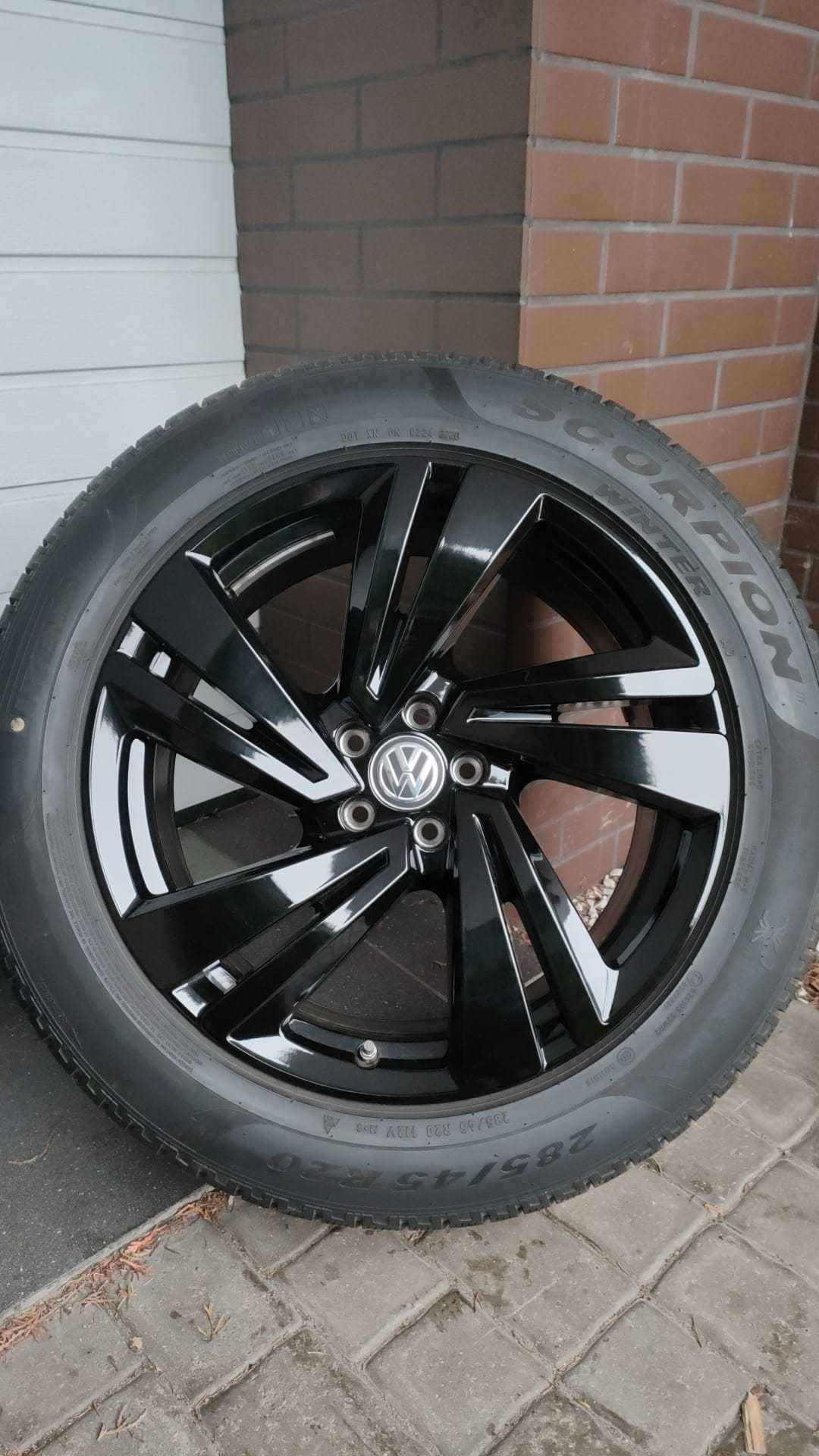 Koła 20' VW Touareg III Audi  5x112 opony zima 285/45/20 TPMS (OL1521)