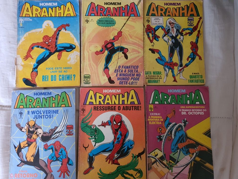 6 BD Homem Aranha