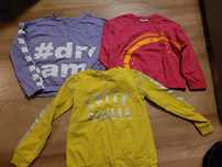 Bluzy cienkie Coccodrillo Mokida 116/122 jak nowe zestaw paka
