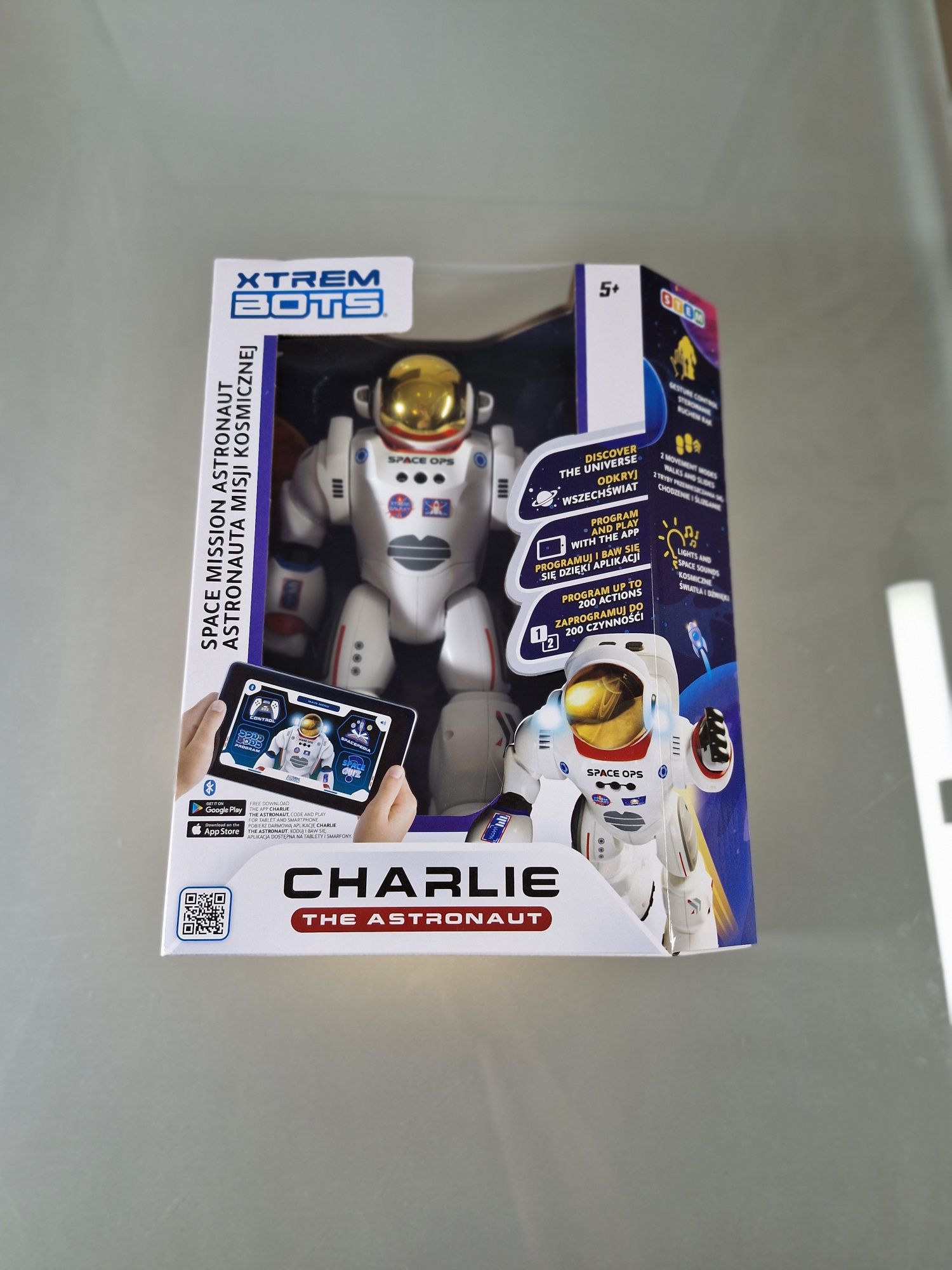 Robot Charlie Astronauta Interaktywny Nauka Programowania
