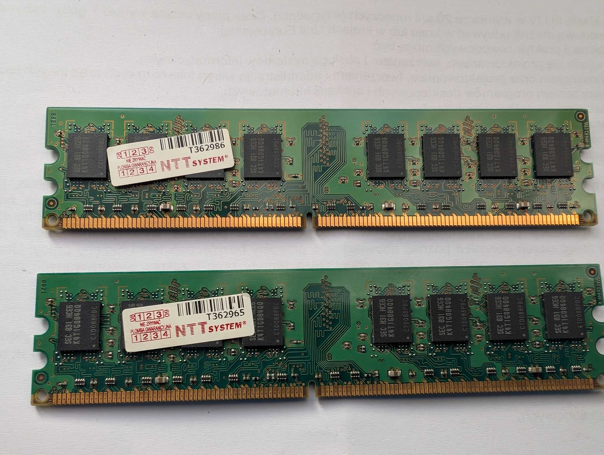 pamięć Samsung M378T5663QZ3-CE6 2GB DDR2 Desktop RAM Memory