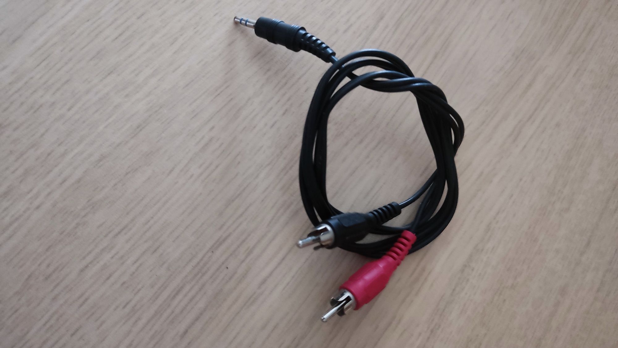 Cabos audio conversores Jack 3,5mm para RCA - 3 euros cada