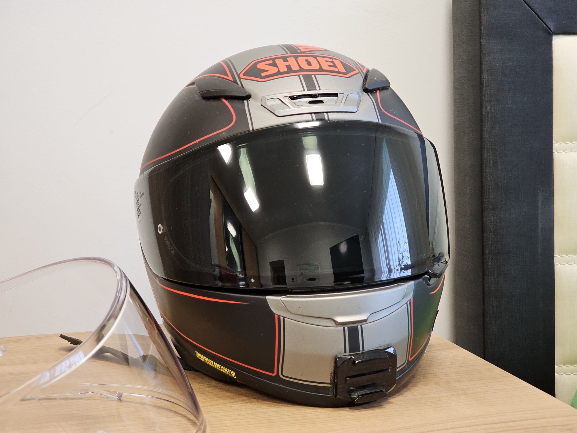 Shoei NXR M ka Kask Szyba Jasna Czarna Pinlock

Zadbany