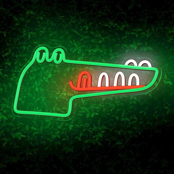 Neon Plexi Led JURASSIC KROKODYL zielony FLNJ03 Forever Light