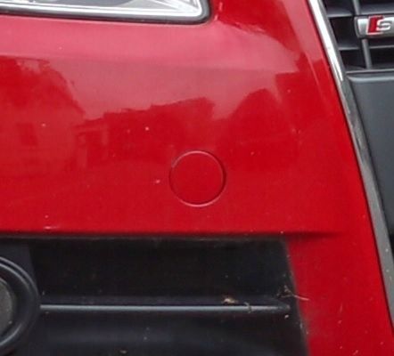 ZAŚLEPKA HAKA HOLOWNICZEGO W ZDERZAK Audi A4 B7