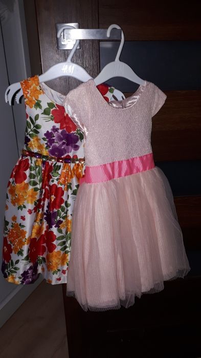 2 sukienki dla dziewczynki/ 98