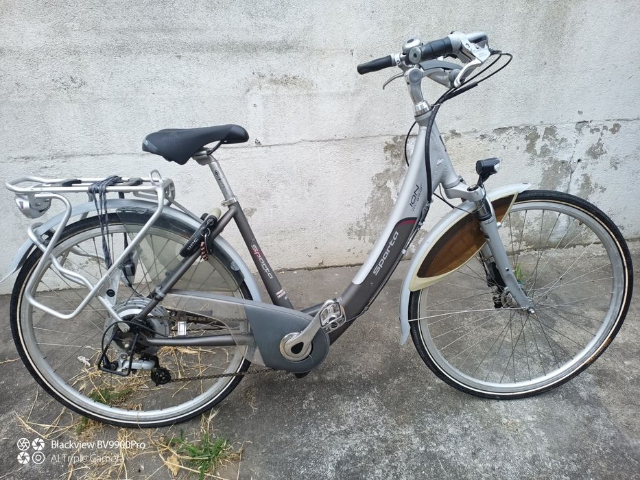 Bicicleta sparta íon elétrica sem bateria