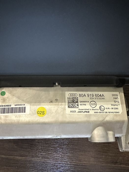 Панель приладів +мультімедія ауди Q5,A4,А5