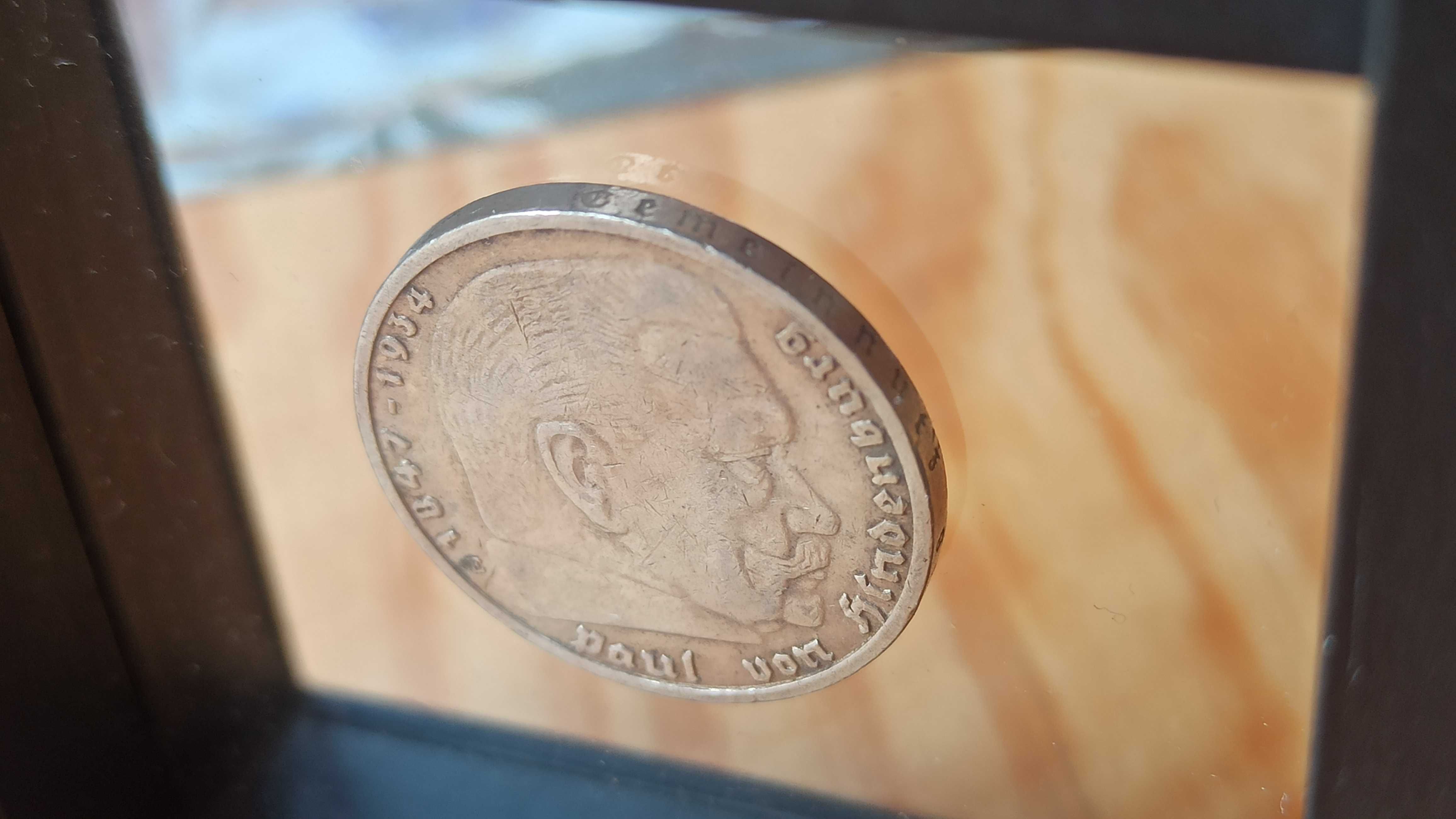 3 Rzesza, 5 Marek HINDENBURG 1935 E Srebro Piękna