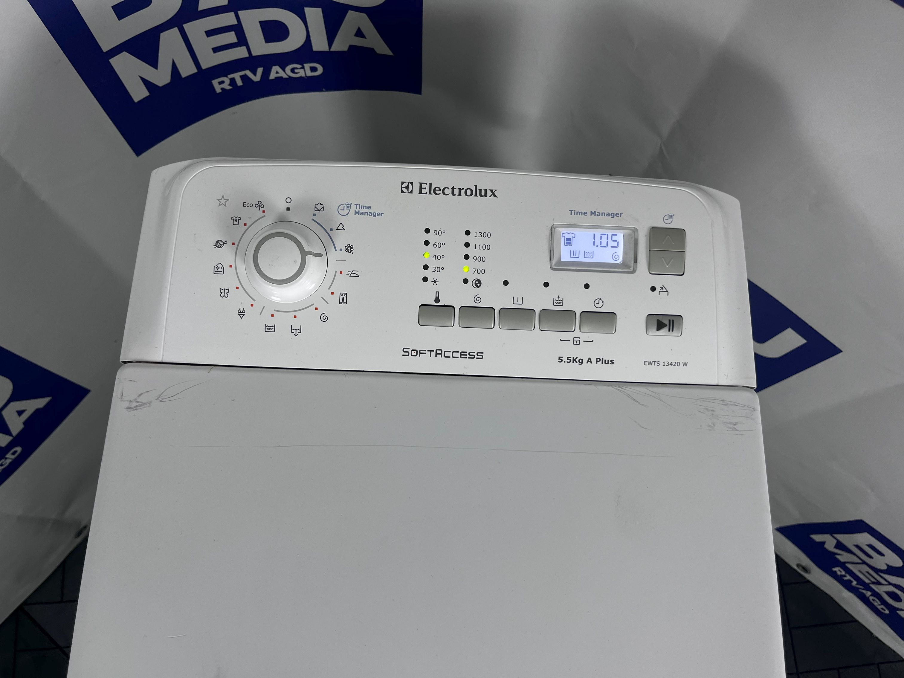 Pralka Electrolux Soft Solidna Top 5,5 Kg/1300Ob/A/Dostawa/Gwarancja