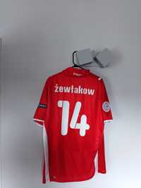 Koszulka meczowa (match worn) Reprezentacja Polski Michał Żewłakow Eur