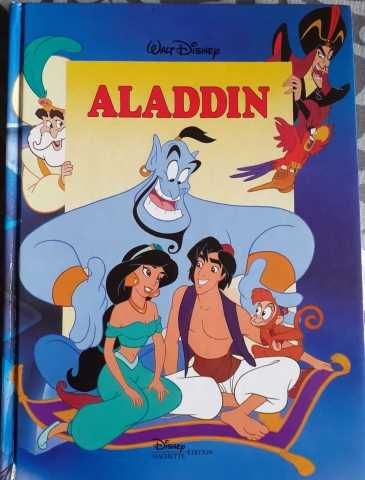 Livro Aladdin da Walt Disney, em Francês
