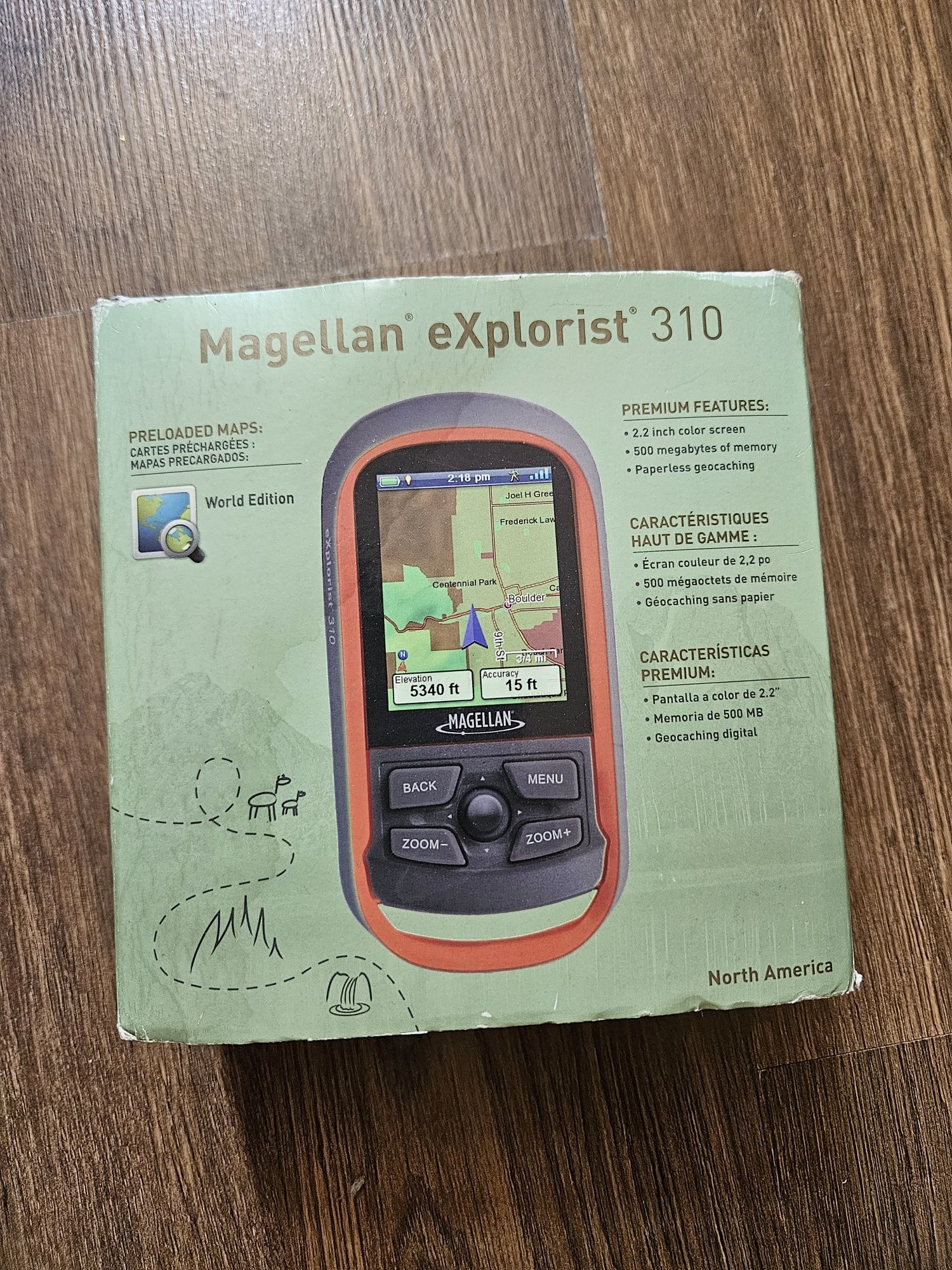 Туристичний GPS навігатор Magellan Explorist 310