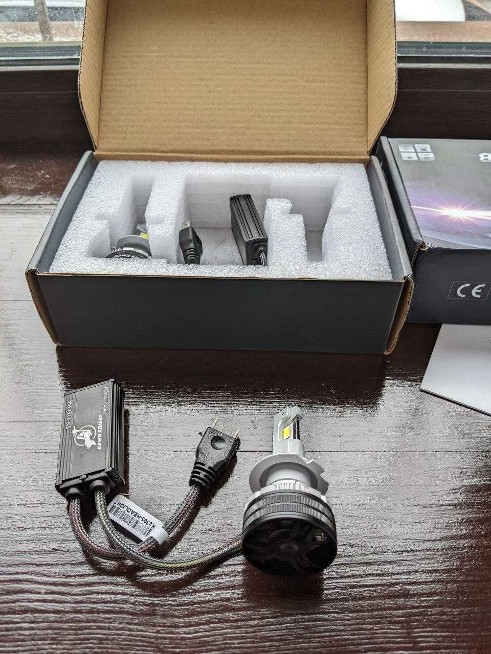 Led лампи DAWNKNIGHT H4 H7 Лед лампи 140w в рефлектор - лінзу