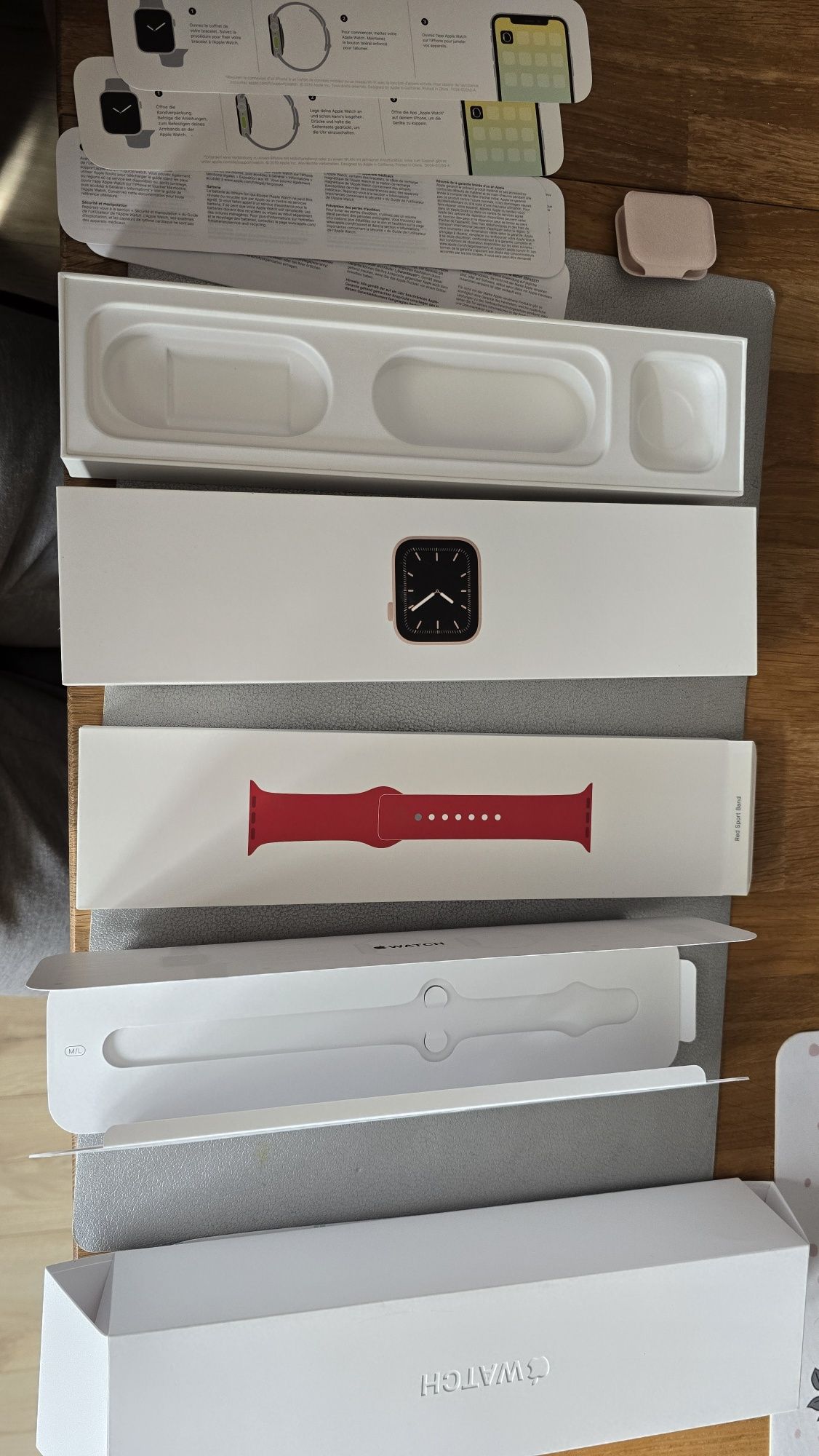 Kartonik pudełko po apple watch 5