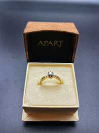 Pierścionek zaręczynowy Apart 101.273 diament brylant złoty 585 14k