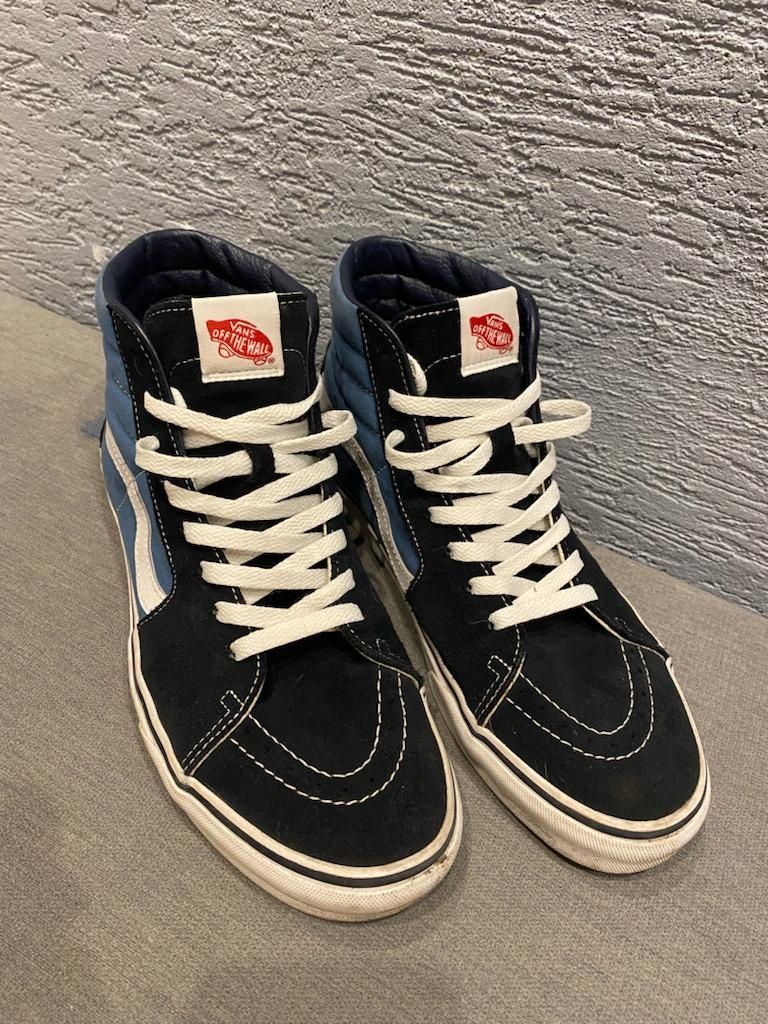 Trampki Vans Sk8 Hi niebieskie