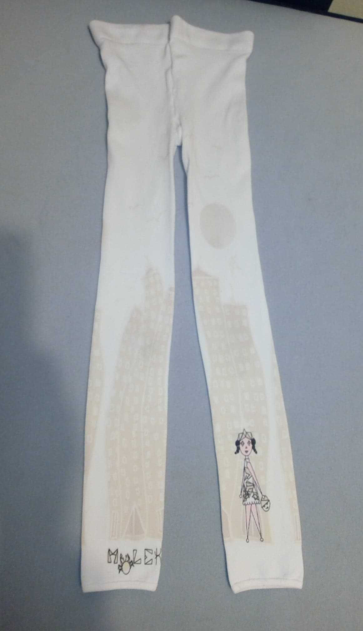 Legginsy dziewczęce z lycry,zmieniające kolor pod wpływem słońca
