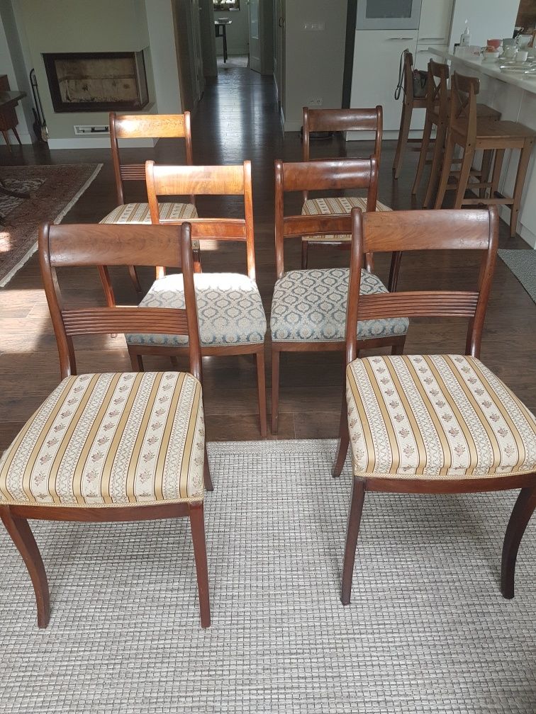 Drewniane krzesła 6 sztuk vintage