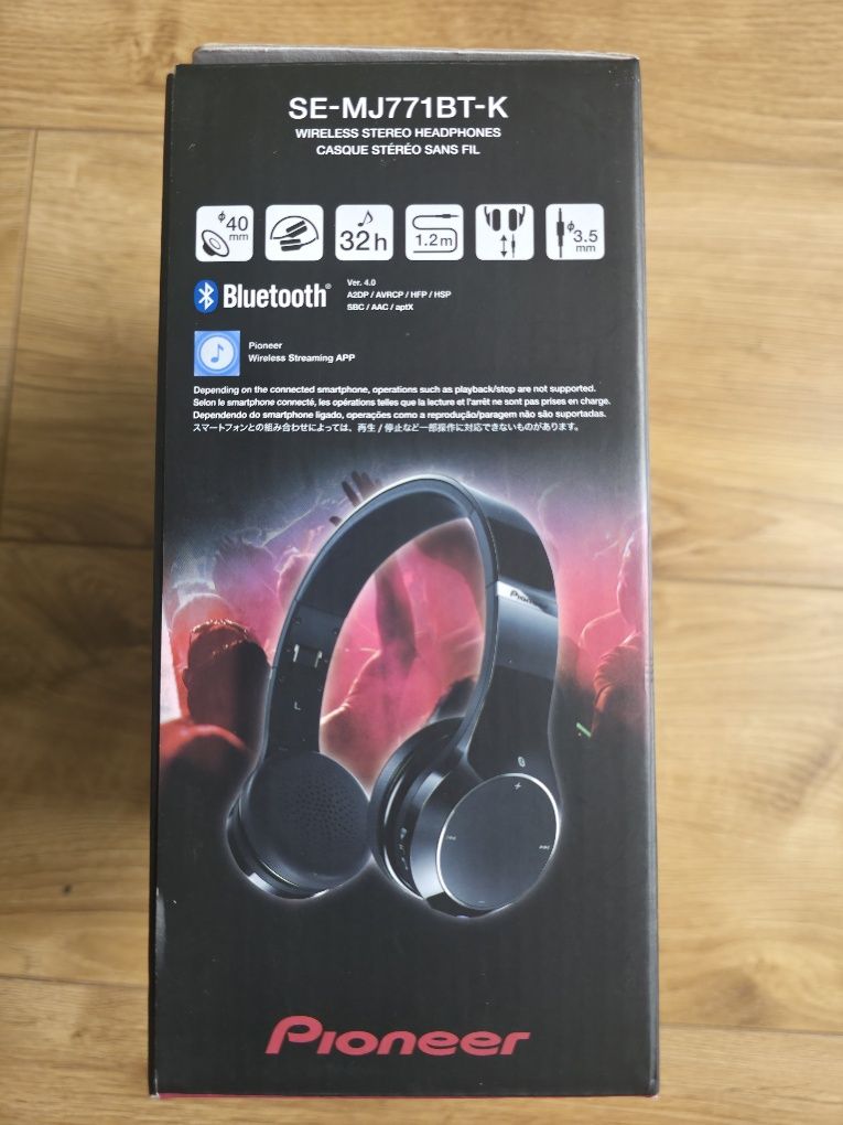 Słuchawki nauszne Bluetooth Pioneer SE-MJ771BT-K Mikrofon NFC Wrocław