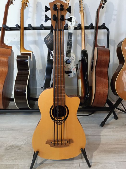 Ukulele basowe elektroakustyczne LAG TKB150CE - Nowe/Okazja/Wyprzedaż
