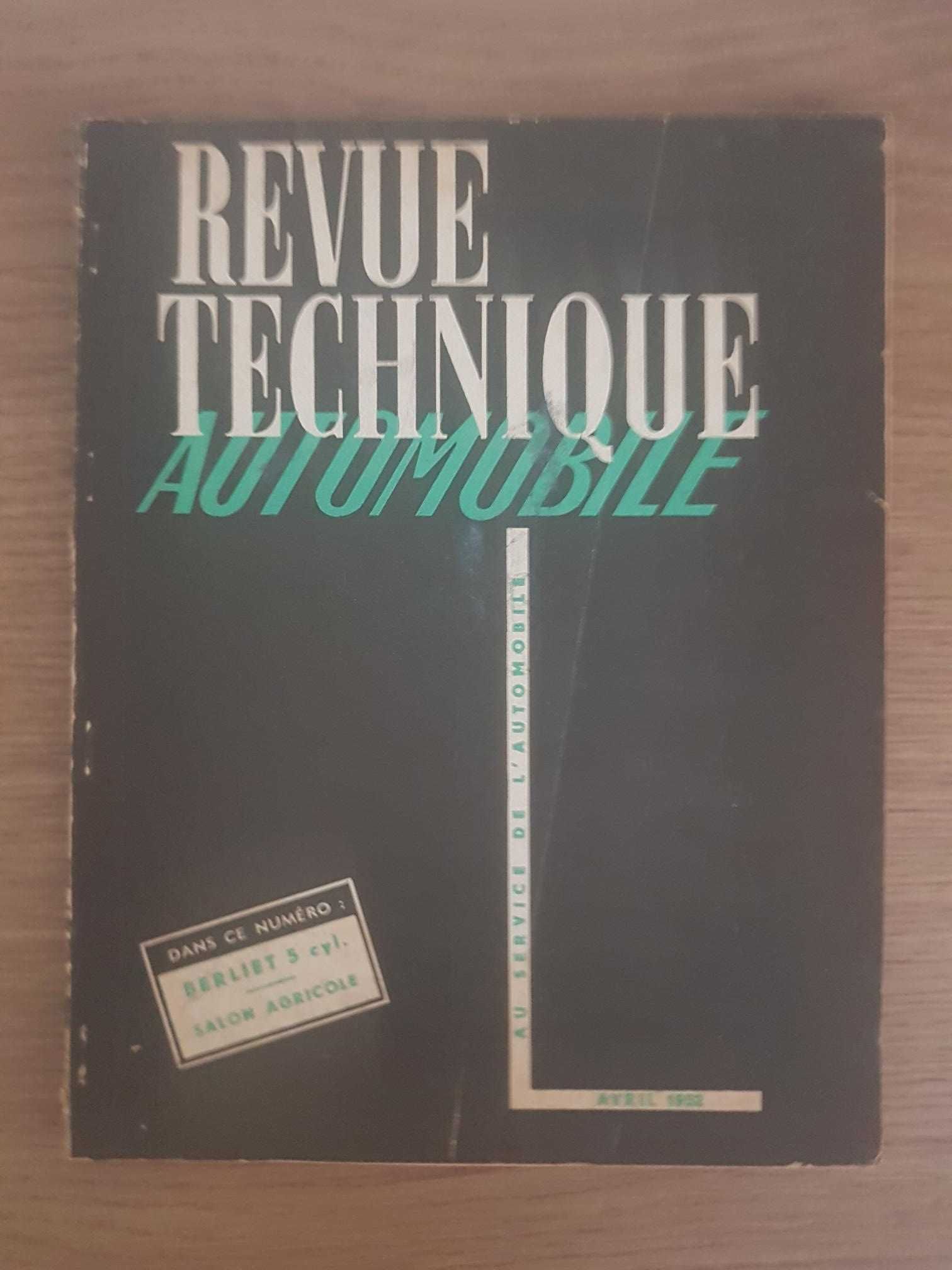 Revue Technique Automobile Nº72 (Ano:1952) Berliet 5 Cyl