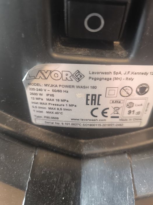 Myjka Lavor power wash 180