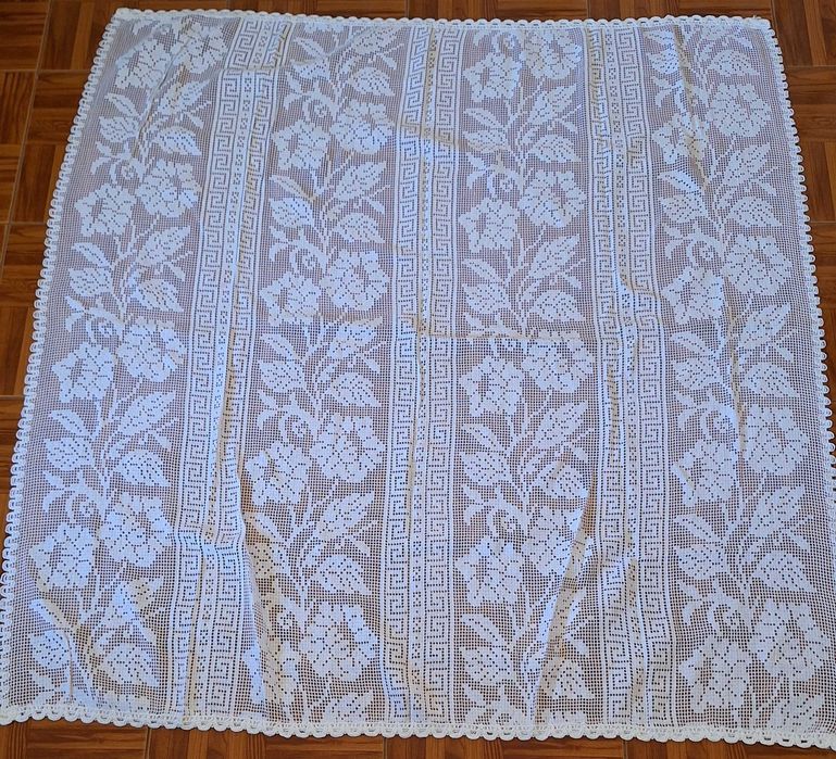 Toalha antiga em renda