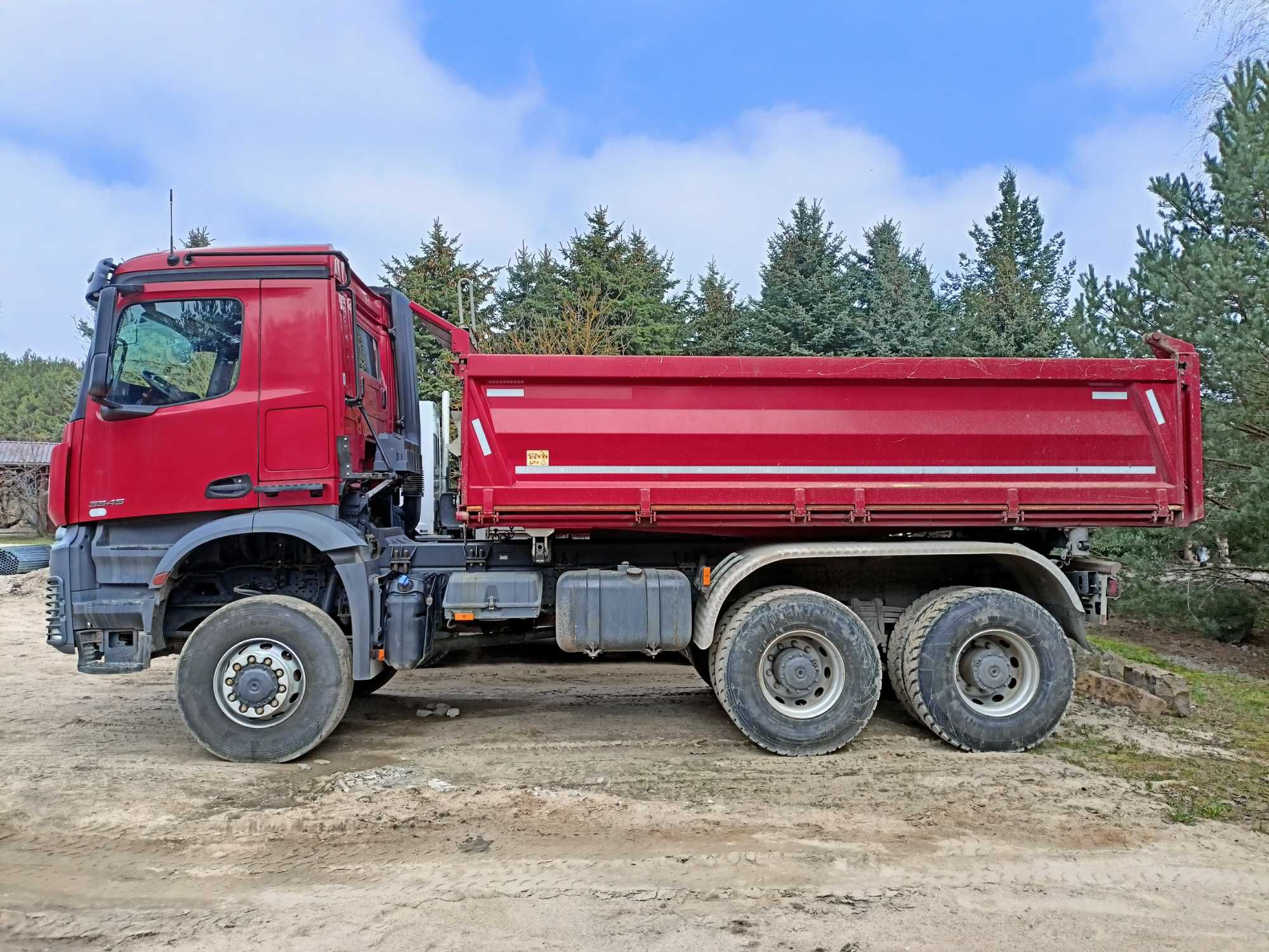 Mercedes Arocs 3345 6x6 wywrotka MEILLER-KIPPER 3 stronny