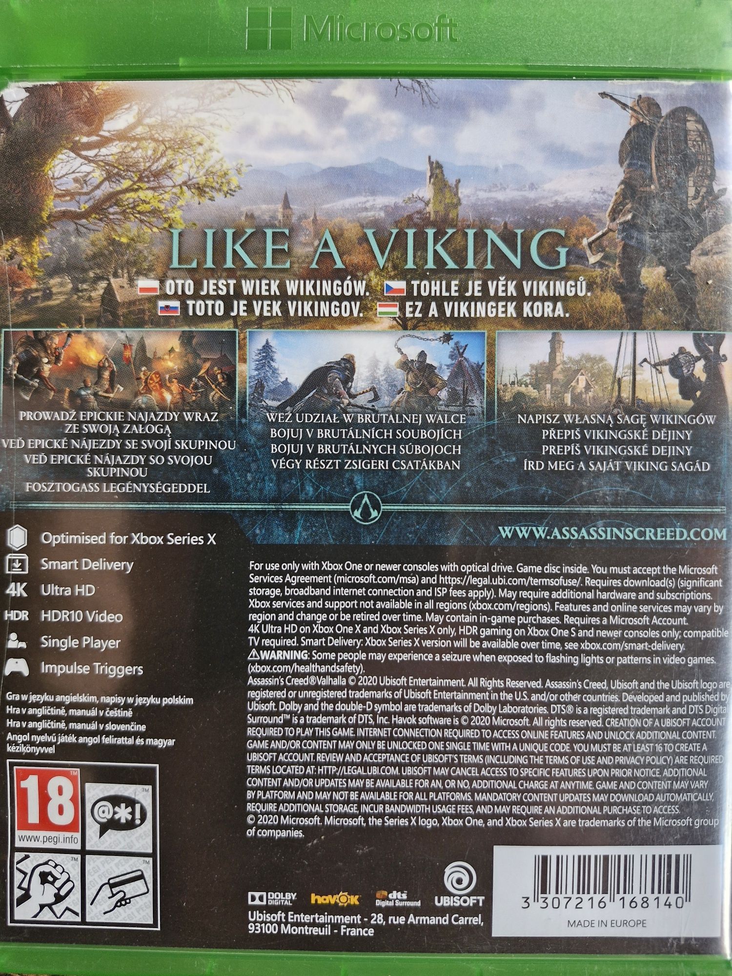 Assassins Creed Valhalla gra na Xbox one, Xbox Series X