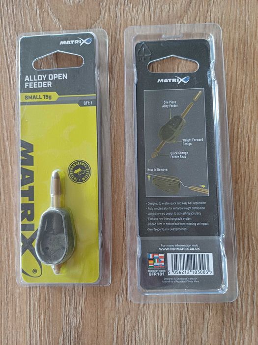 Koszyk zanętowy Matrix Alloy Open Feeder Medium / 30 g - 2 szt.