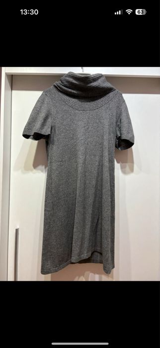 Sukienka szara dresowa roz. L