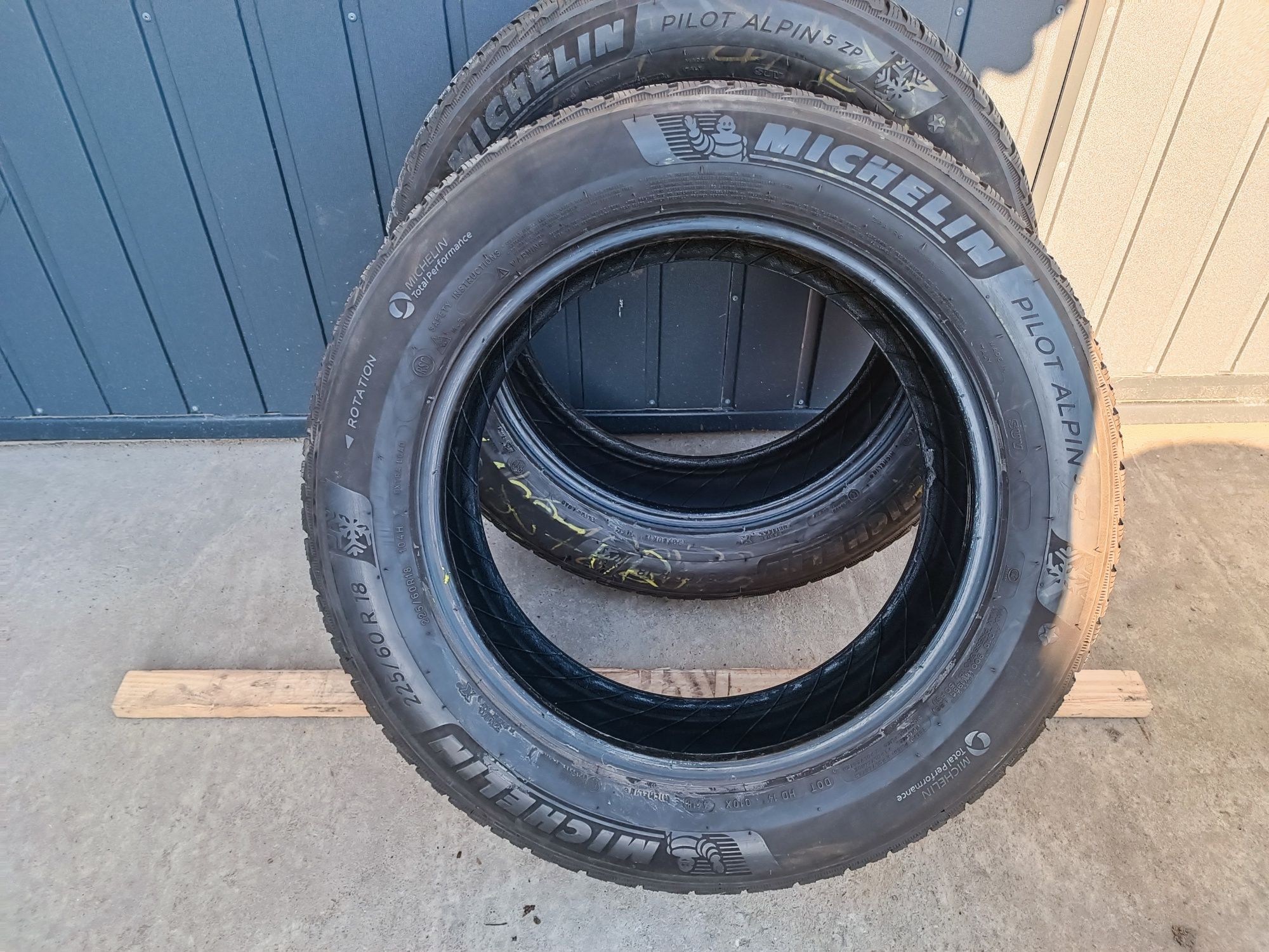 2x225/60 R18 Michelin Pilot Alpin 5 zimowe