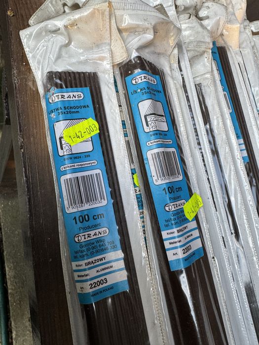 Profil schodowy Listwa schodowa 35x20mm dlugość 100cm — 20 Sztuk