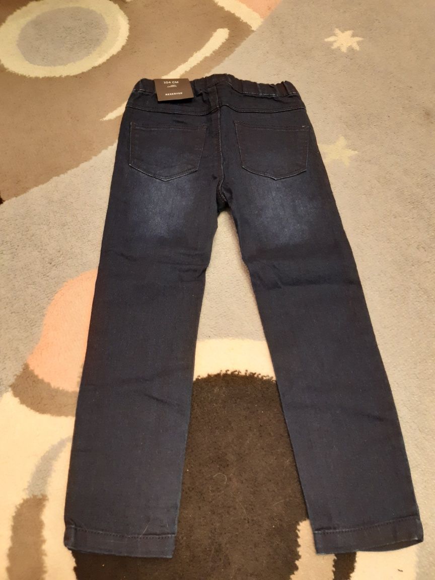 Spodnie tregginsy jeans Reserved r.104