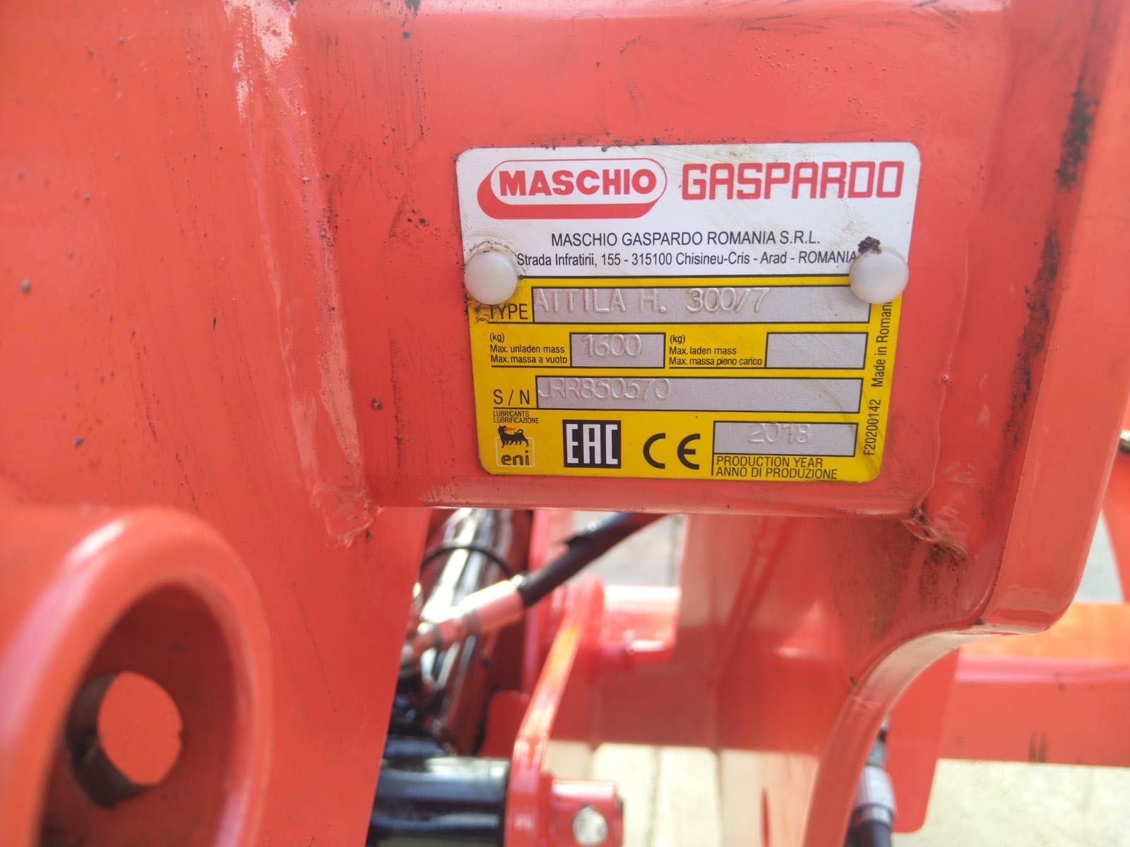 Maschio Atilla 300 Pług dłutowy
