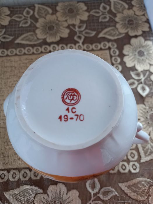 ВИНТАЖ.Сервиз кофейный фарфоровый "Летят утки" "Охотничий" "На охоте"