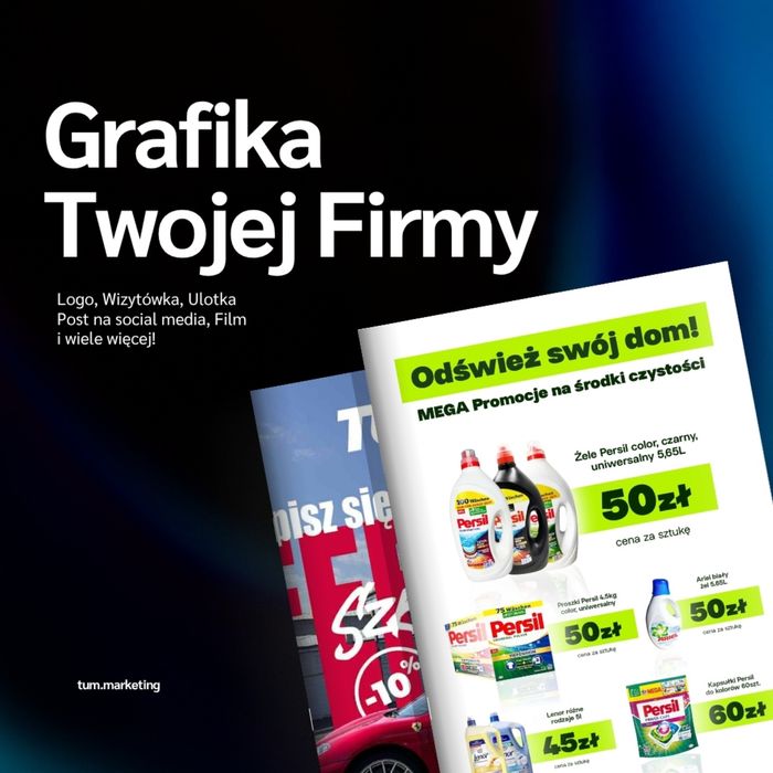 Grafika Twojej Firmy Logo Post Ulotka Wizytówka Reklama