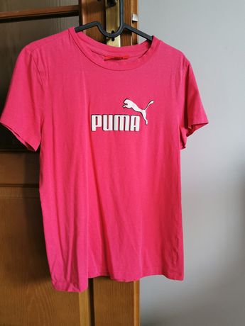 Różowa koszulka Puma