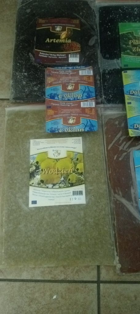 Pokarm mrożony  dla rybek