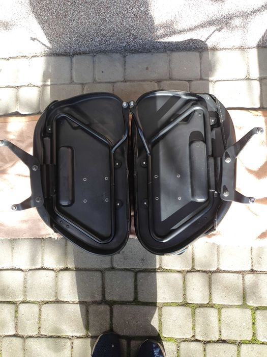 Kufry, Sakwy skórzane ze stelażem. Honda GL1800 Valkyrie