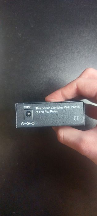 Лот мережевого обладнання (роутер Tenda N301 + медіаконвертор RCI)