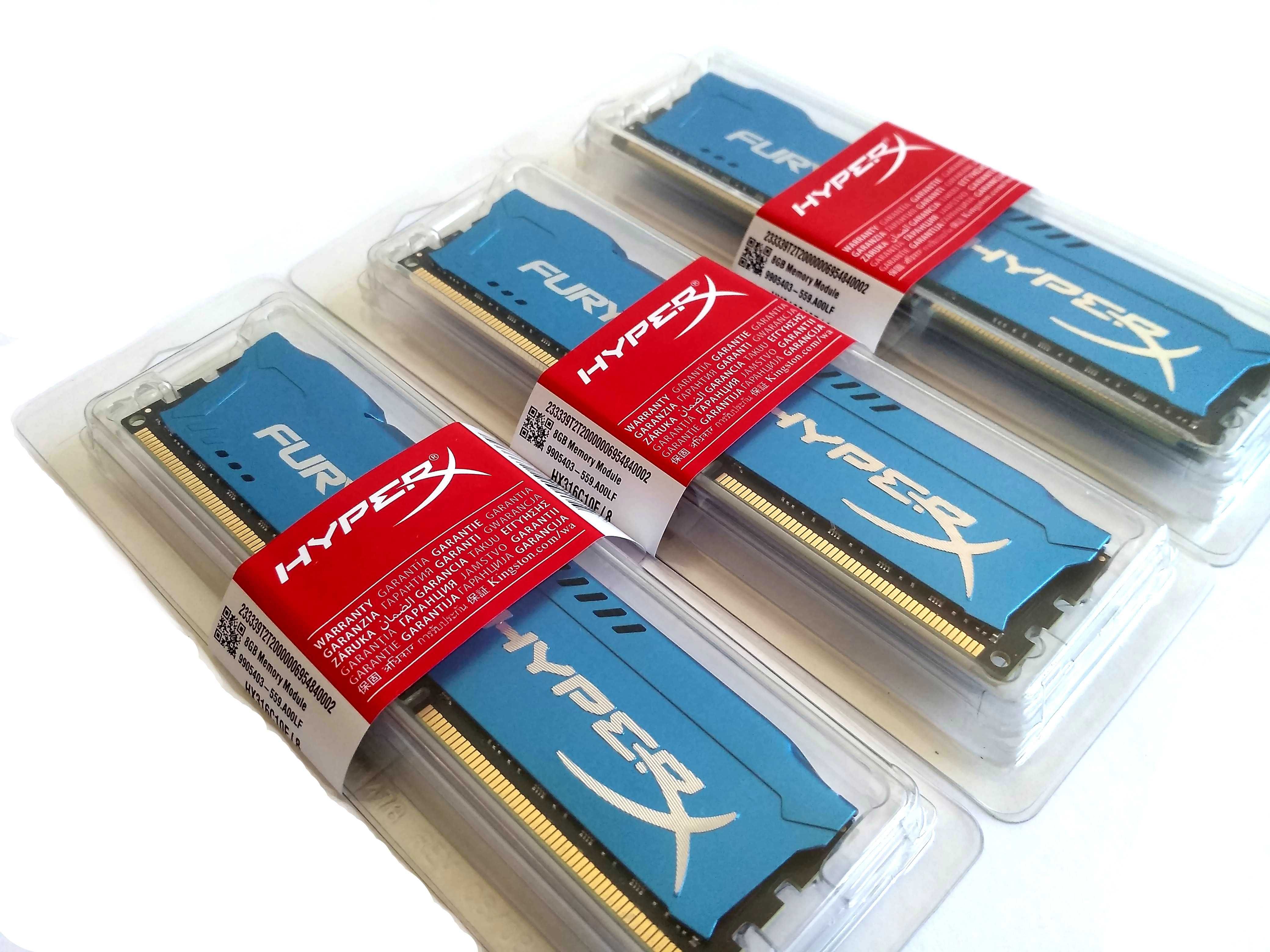 ОЗУ Kingston HyperX FURY Blue DDR3-1600 8192MB PC3-12800 (HX316C10F/8)