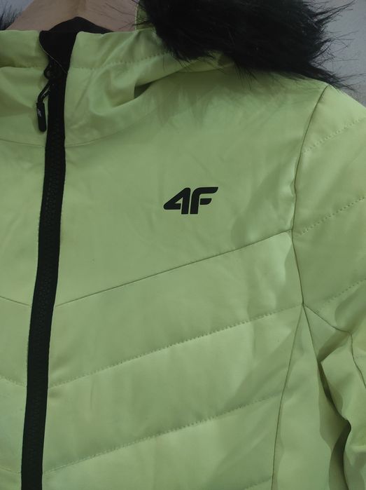 Kurtka zimowa narciarska dziewczęca 4f