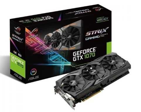 Відеокарта ASUS ROG Strix GeForce GTX 1070 8GB RGB
