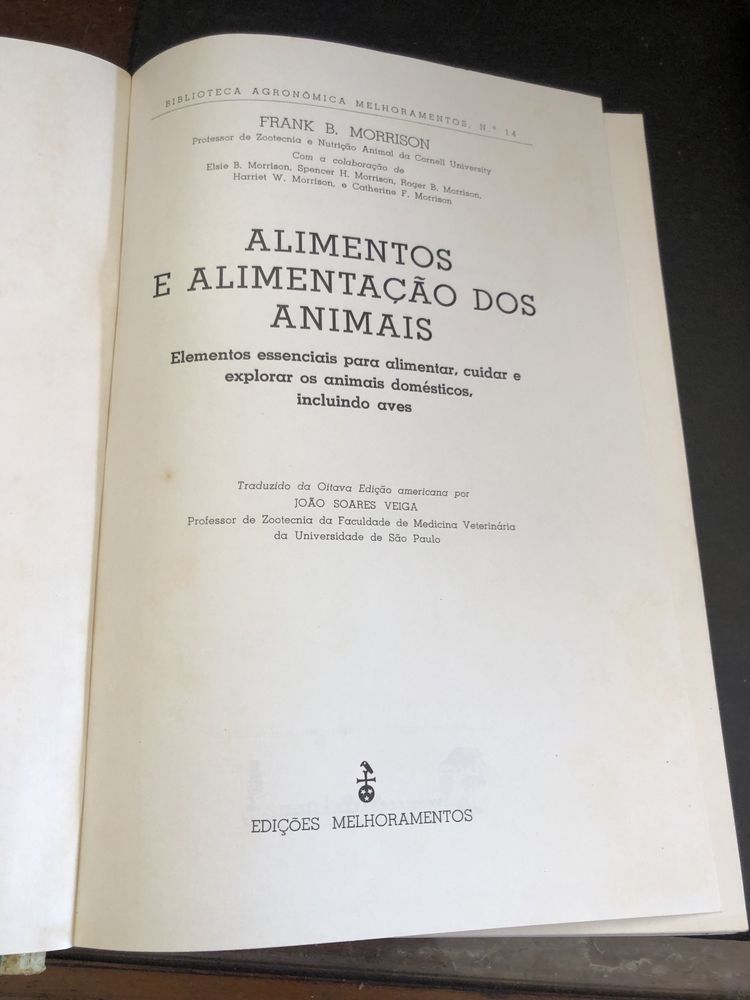 Alimentos e Alimentacao dos Animais