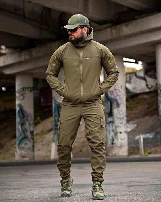 Тактичний костюм софтшел Oblivion олива/военная форма демисезон
