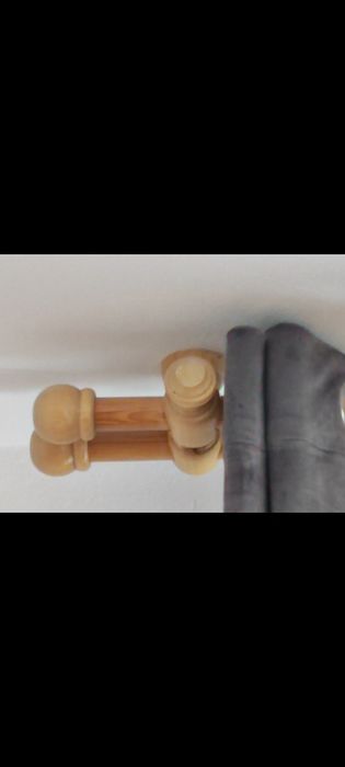 Karnisz drewniany, podwójny 1,6m 2m 2,5m 3m