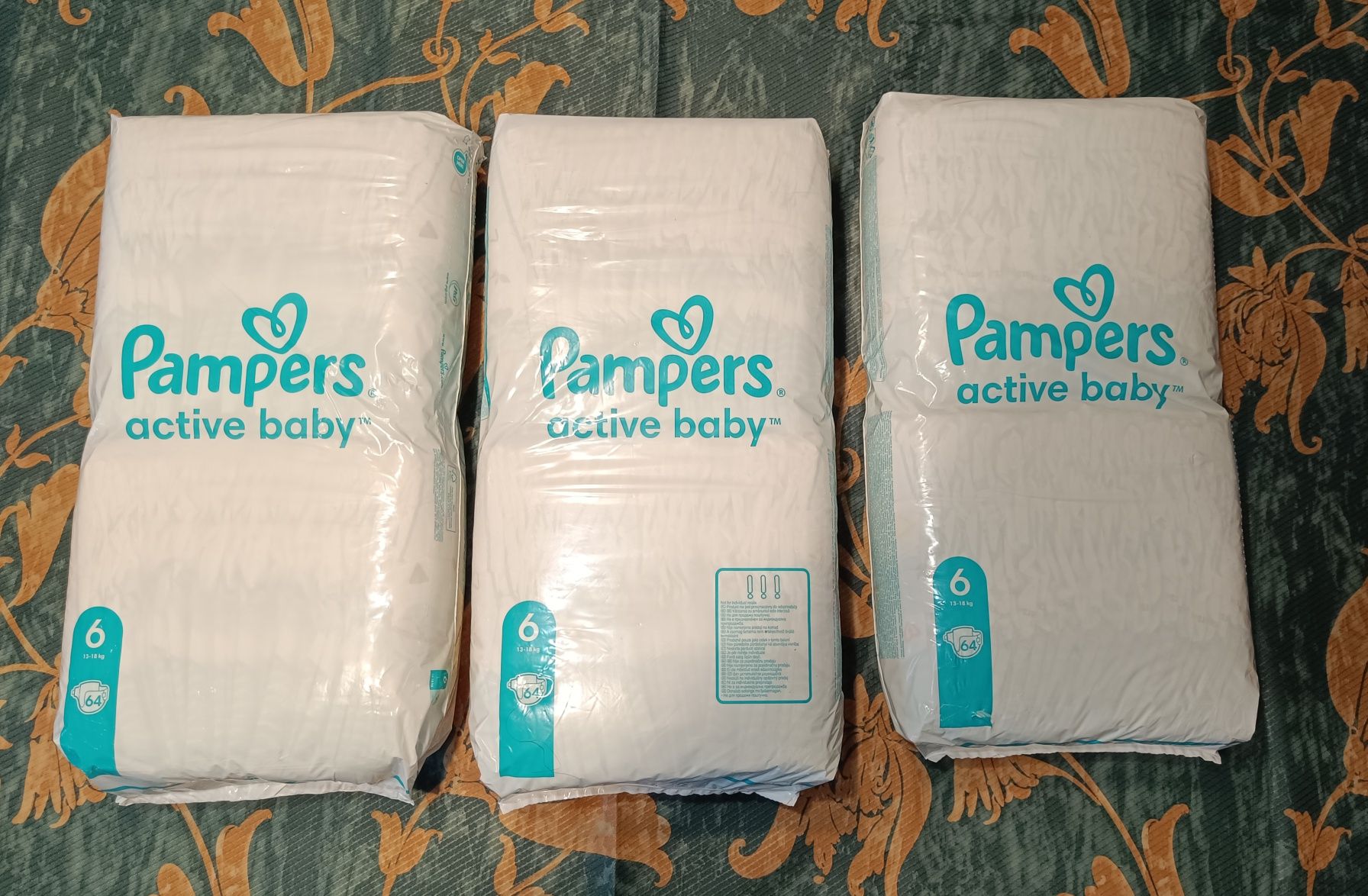 Sprzedam pieluchy Pampers Active Baby rozmiar 6